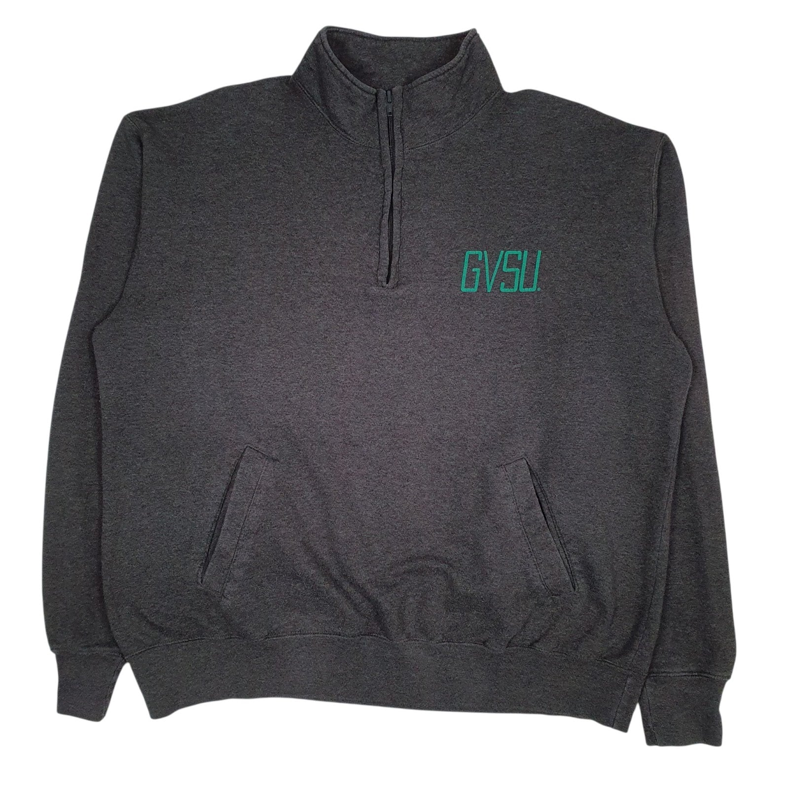 Mens Grey Champion  Quarter Zip Jumper
