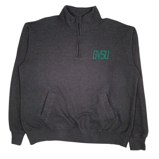 Mens Grey Champion  Quarter Zip Jumper