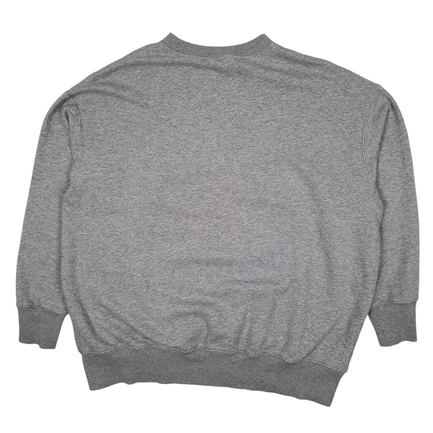 Womens Grey Nike Baggy Oversized Crewneck Jumper