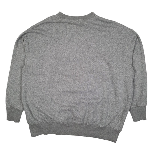 Womens Grey Nike Baggy Oversized Crewneck Jumper