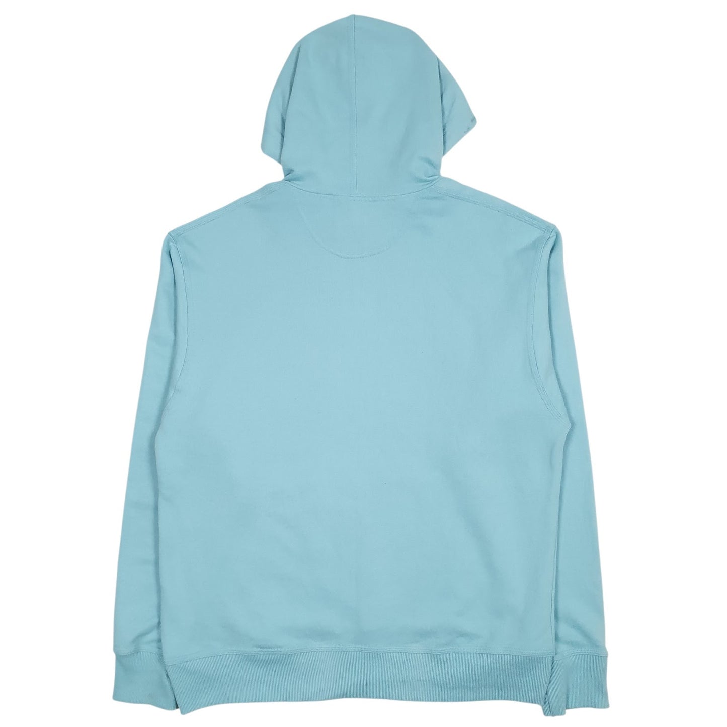 Mens Blue Champion Spellout Hoodie Jumper