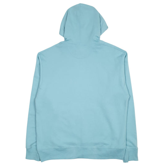 Mens Blue Champion Spellout Hoodie Jumper