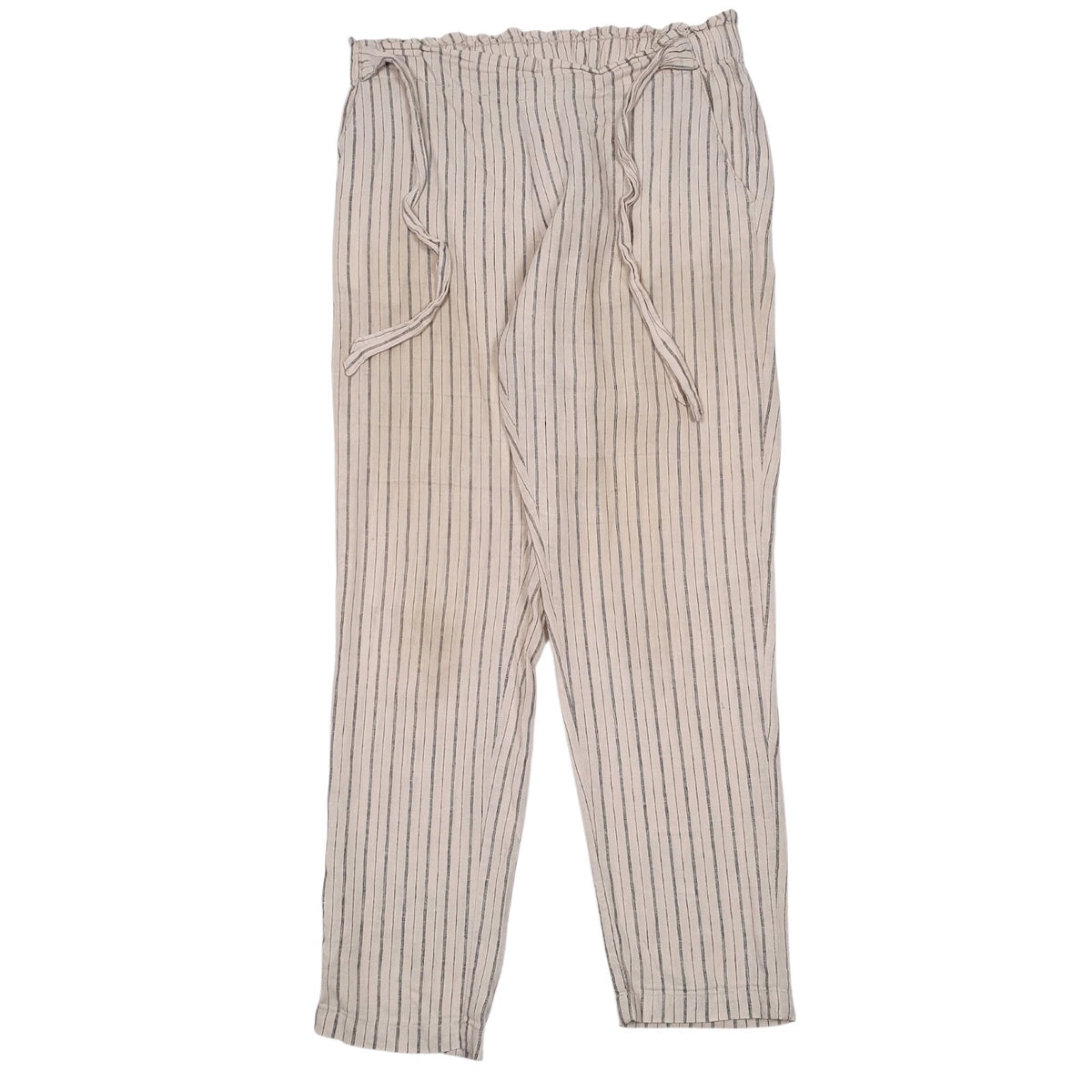 Womens Beige Omara Baggy Chino Trousers