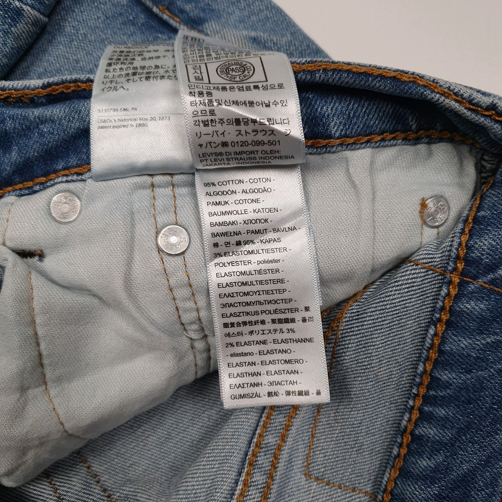 Mens Blue Levis   Jeans