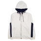 Mens White Nautica  Full Zip Jumper