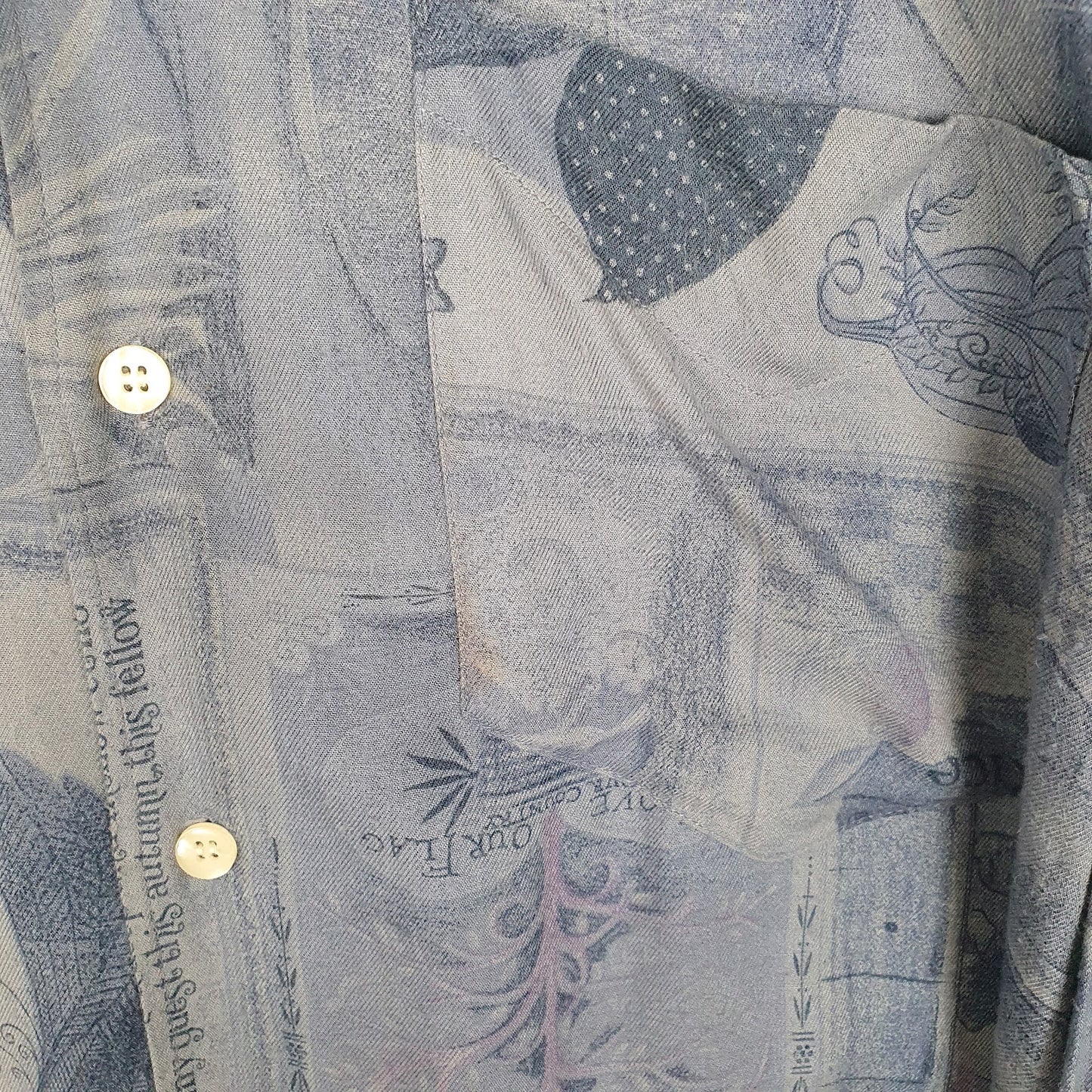 Mens Blue Fitzroys   Shirt