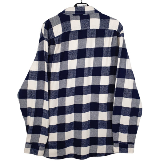 Mens Blue L.L.Bean Flannel  Shirt