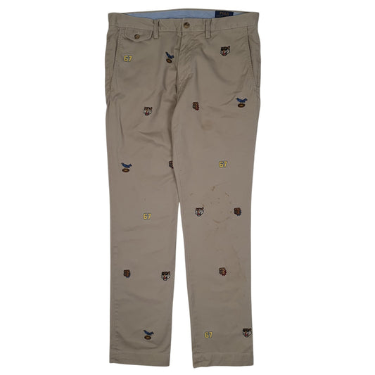 Mens Beige Polo Ralph Lauren  Chino Trousers