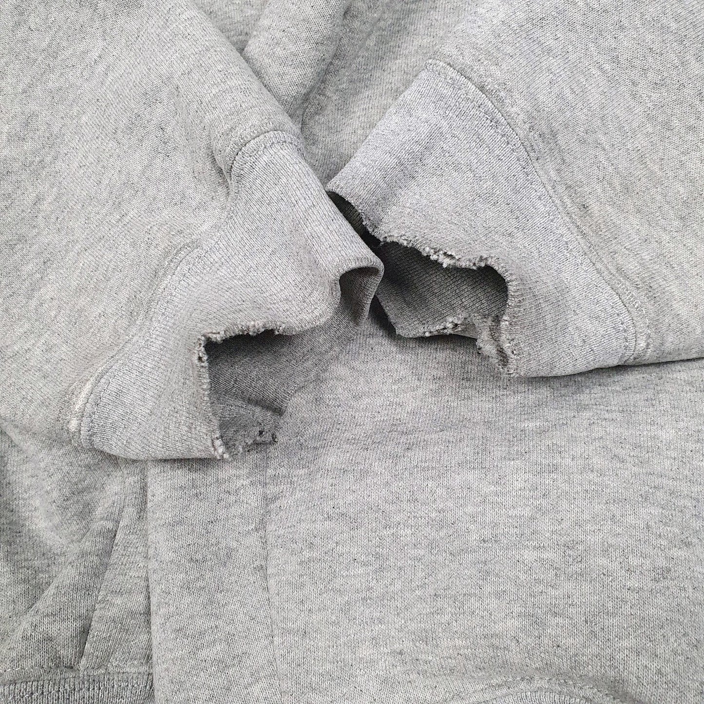 Mens Grey Carhartt Hoodie Quilt Lined Full Zip Jumper