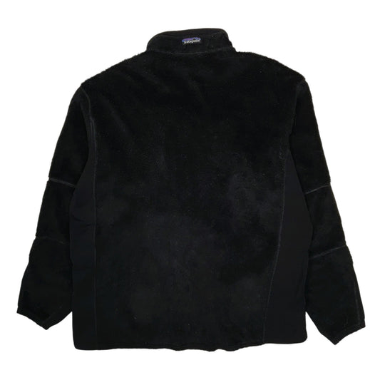Mens Black Patagonia R2 Levitator Vintage 90s 00s Made In USA Quarter Zip Jumper