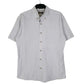 Mens Grey Eddie Bauer Hiking Walking Short Sleeve Shirt