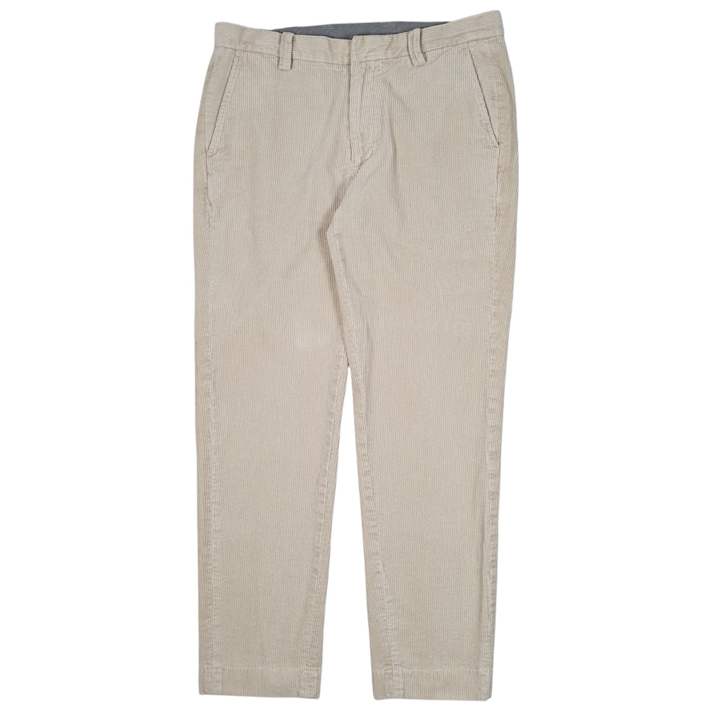 Mens Cream Brooks Brothers  Corduroy Trousers