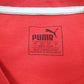 Mens Red Puma Spellout  T Shirt