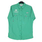 Mens Green Columbia Sportswear Company PFG Mississippi State University Short Sleeve Shirt