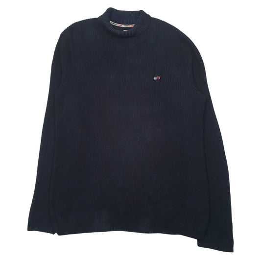 Mens Black Tommy Hilfiger  Crewneck Jumper