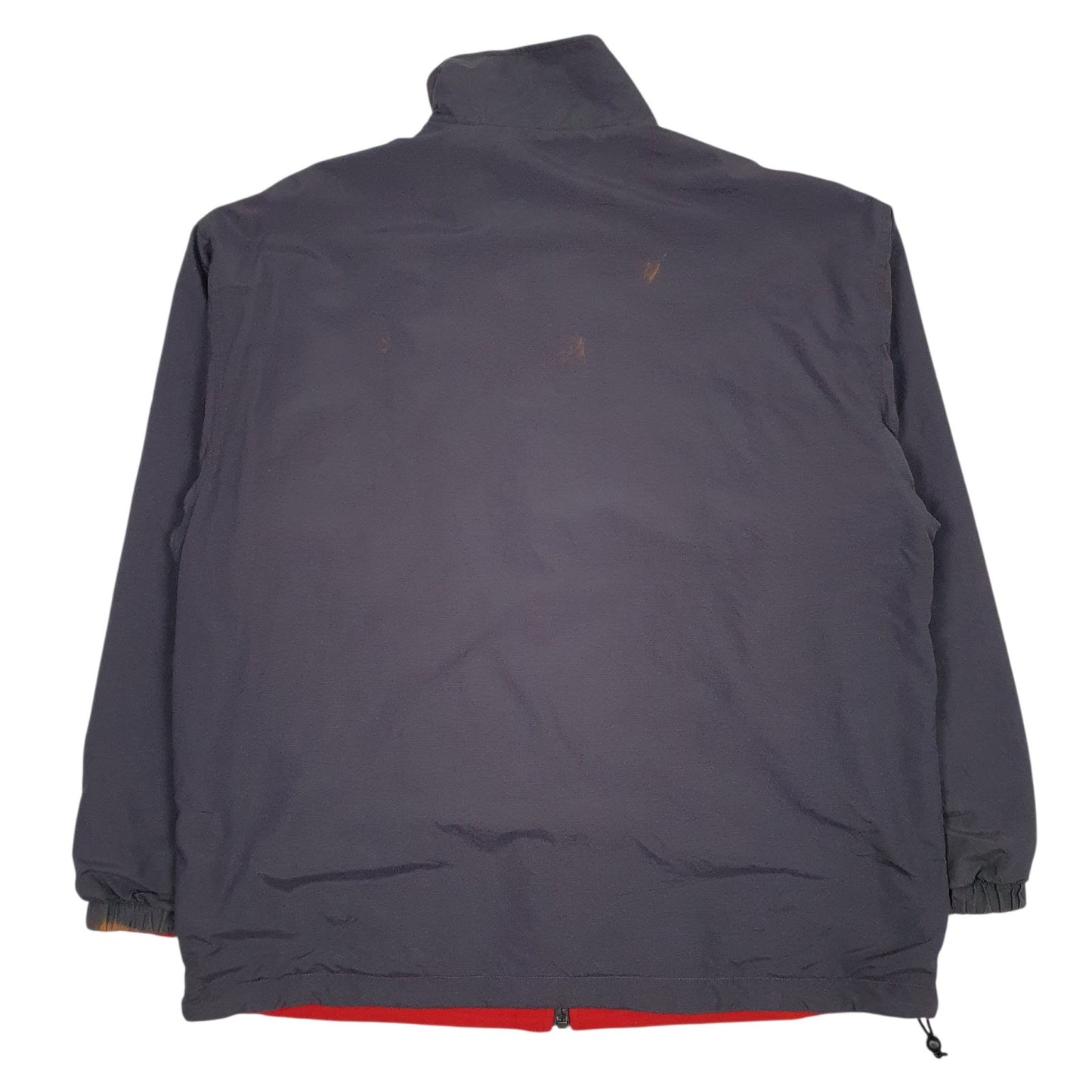 Mens Grey Adidas Vintage 90s Reversable Full Zip Coat