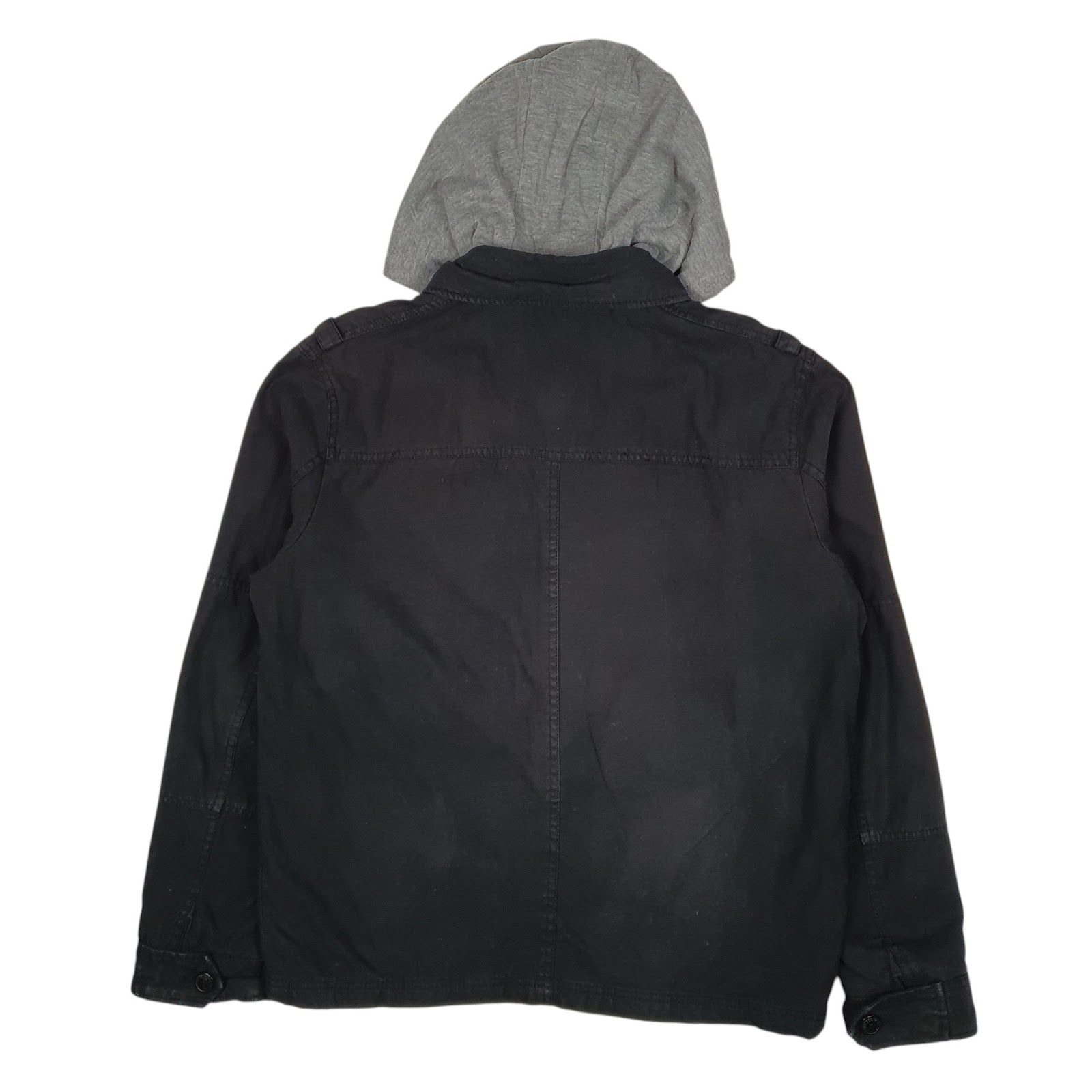 Mens Black Levis Hoodie Chore Workwear  Coat