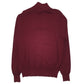 Mens Burgundy Polo Ralph Lauren Henley Lightweight Quarter Zip Jumper