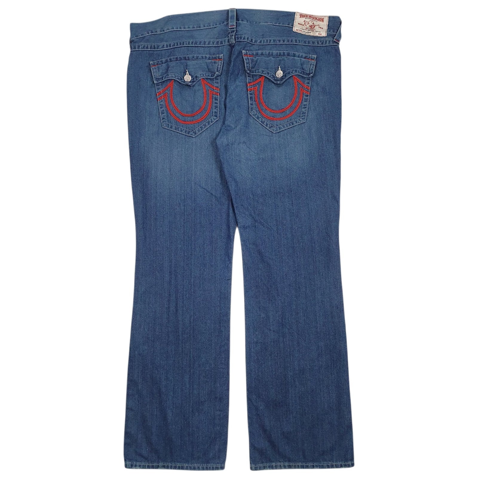 Mens Blue True Religion  Full Zip Jeans