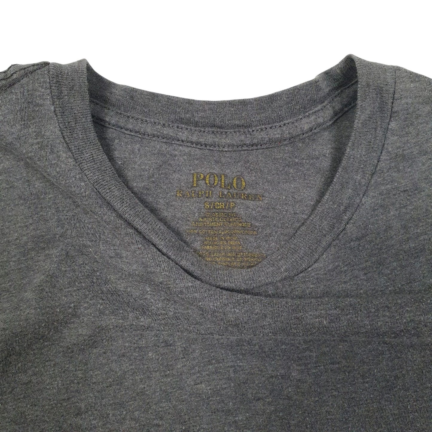 Mens Grey Polo Ralph Lauren   T Shirt