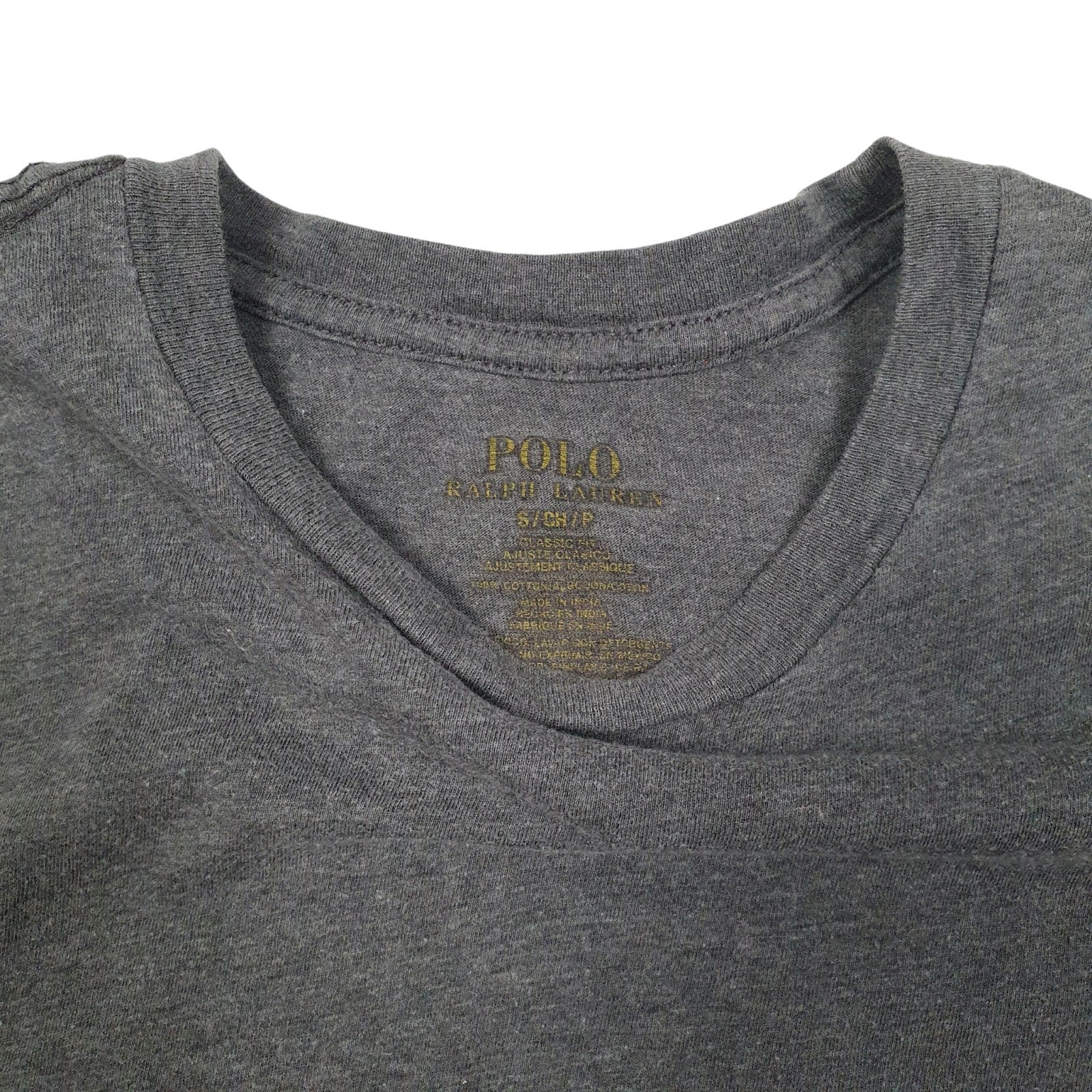 Mens Grey Polo Ralph Lauren   T Shirt