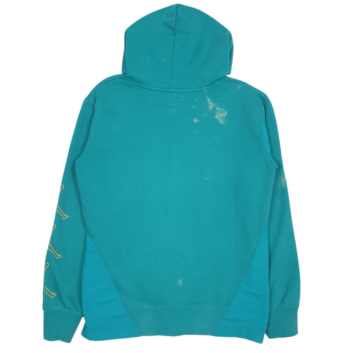 Mens Blue Air Jordan Spellout Hoodie Jumper