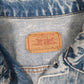 Mens Blue Levis Type 3 Trucker Hoodie Coat