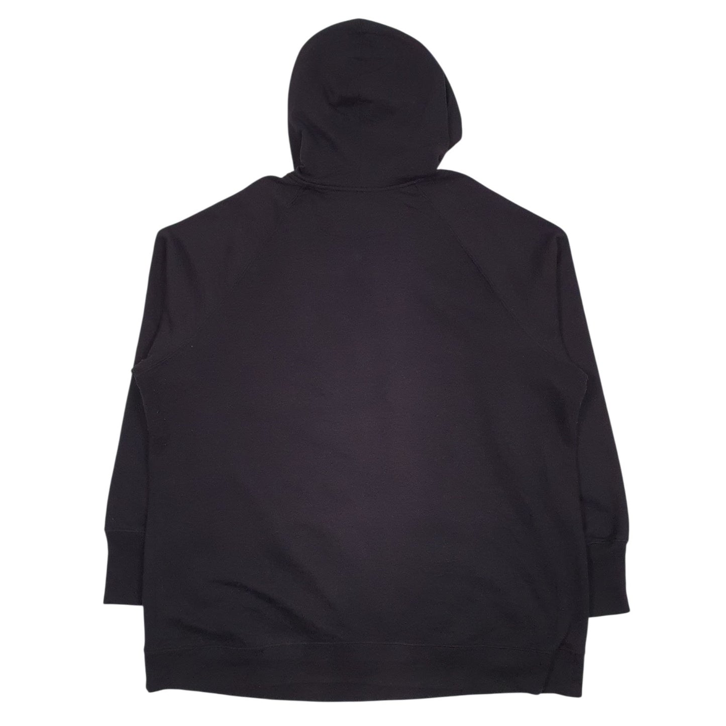 Womens Black Champion Spellout Hoodie Jumper