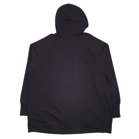 Womens Black Champion Spellout Hoodie Jumper