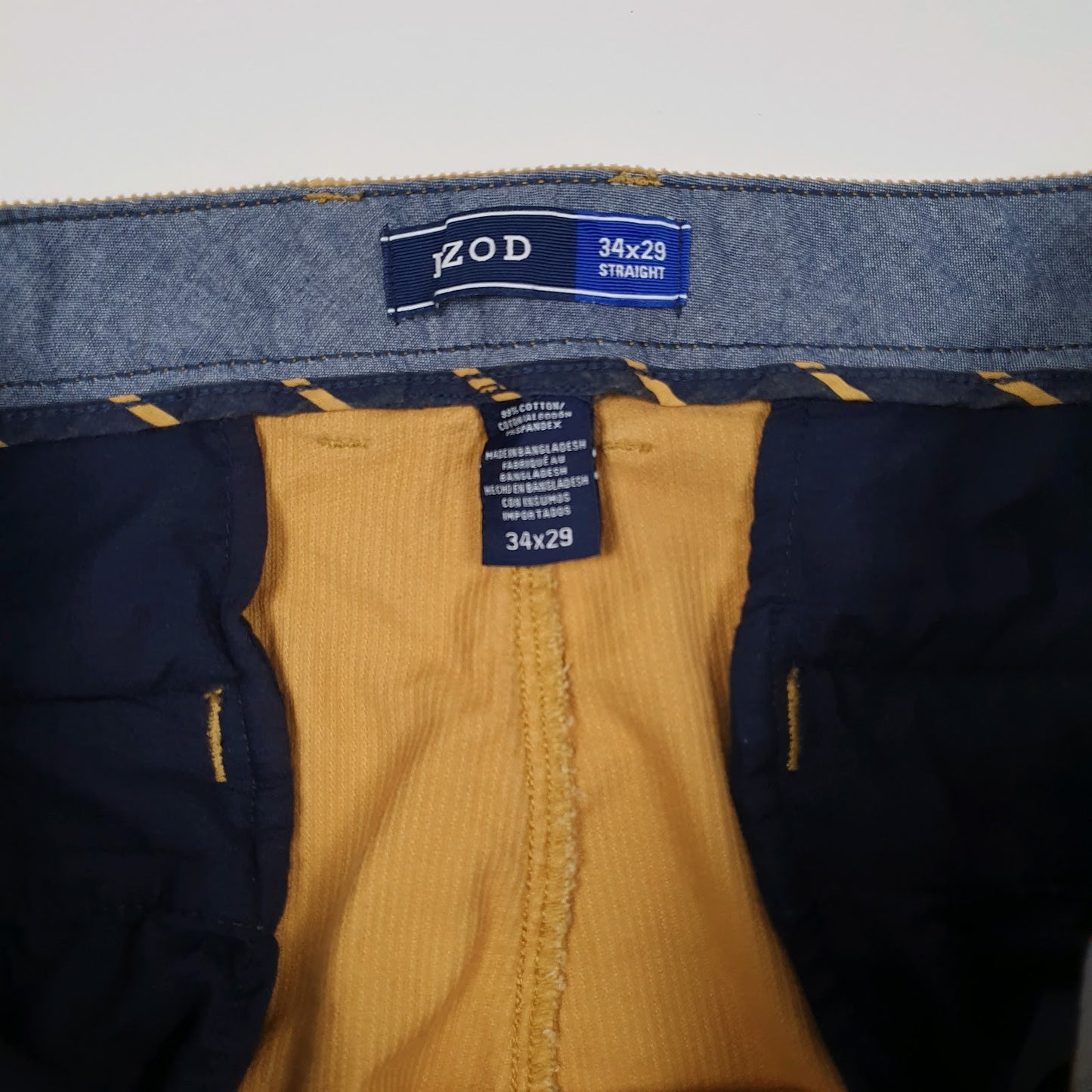 Mens Tan Izod   Trousers