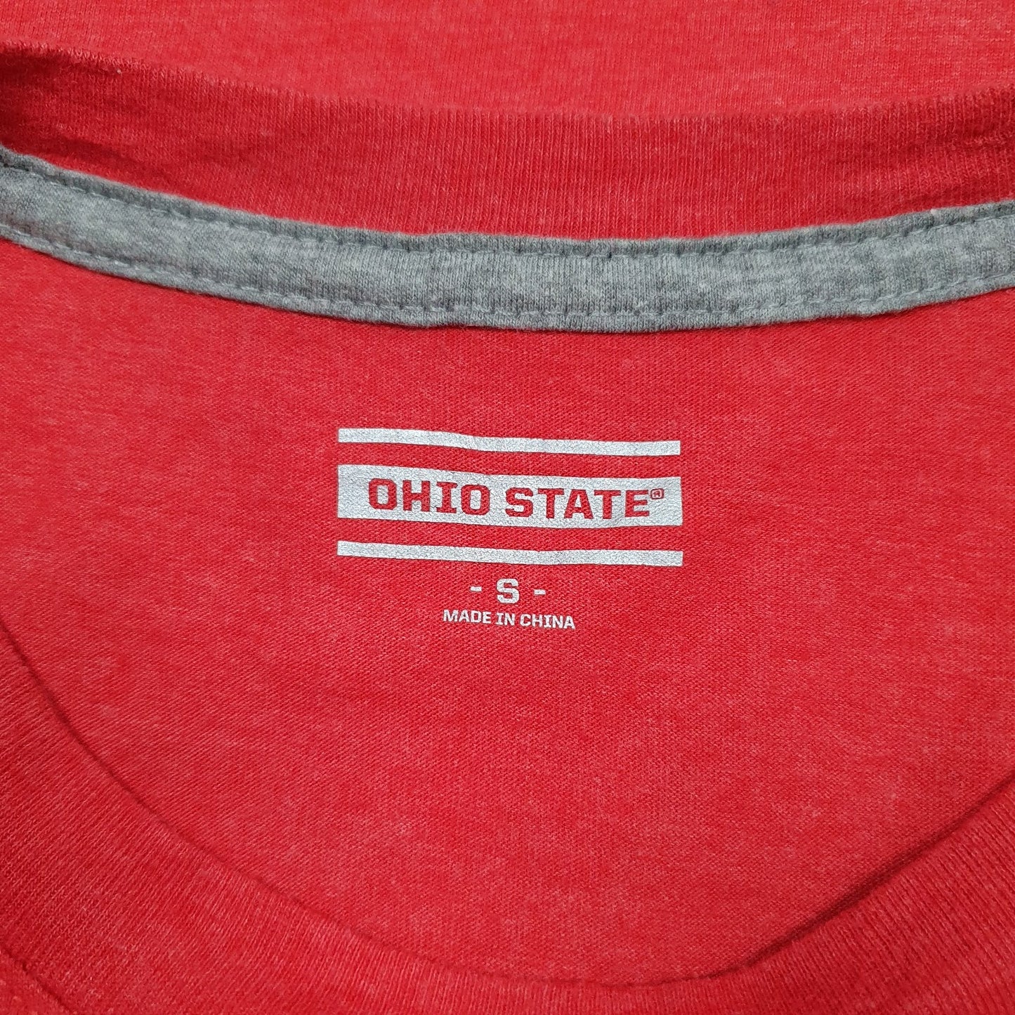 Mens Red Ohio State Buckeyes  T Shirt