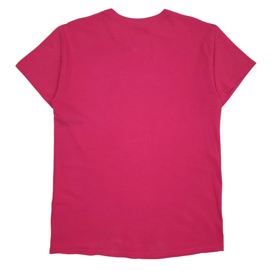 Mens Pink Gildan Pink Night Volleyball  T Shirt