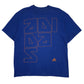 Mens Blue Adidas  Short Sleeve T Shirt