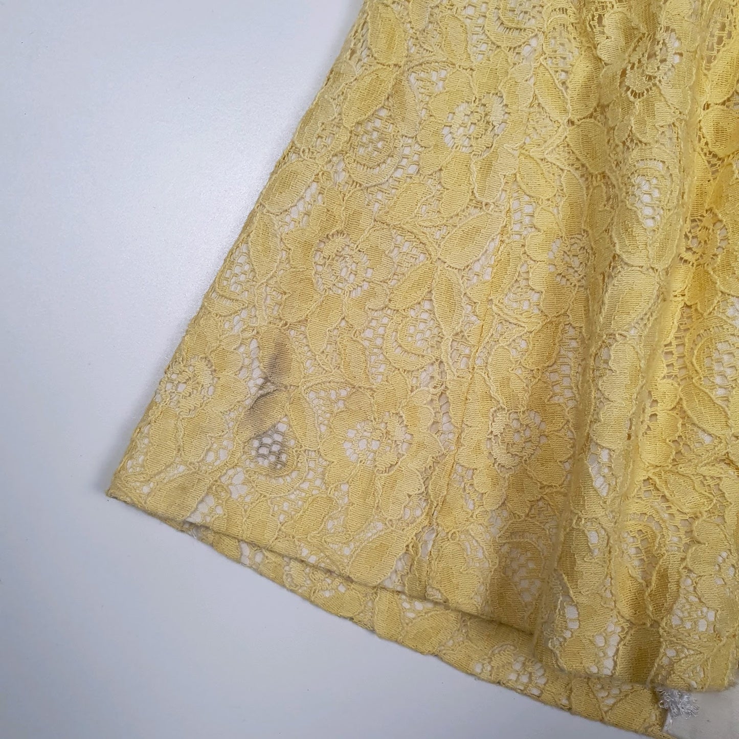 Womens Yellow Darling Vintage Mesh A-Line  Dress