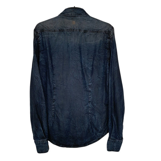Mens Blue Pepe Jeans Denim  Shirt