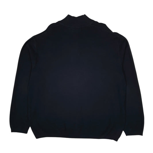 Mens Navy Nautica  Quarter Zip Jumper