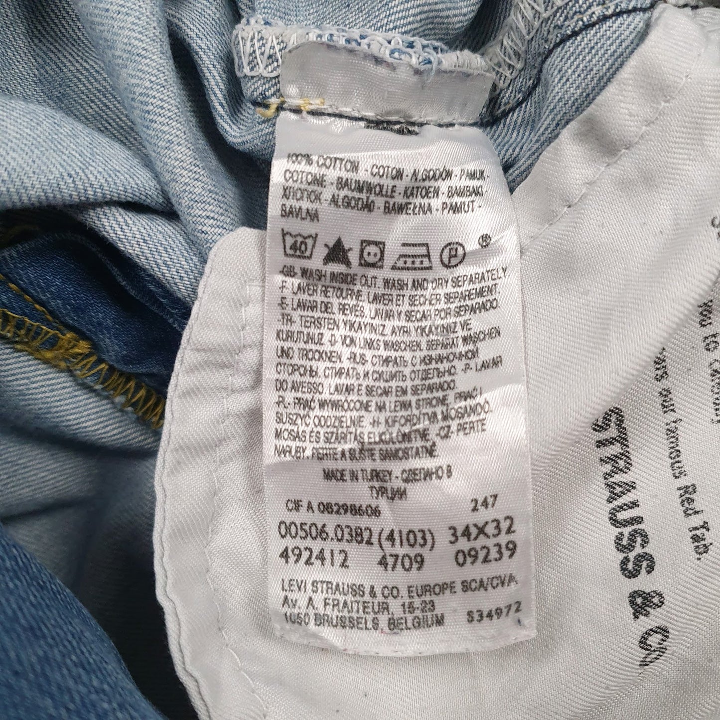 Mens Blue Levis   Jeans