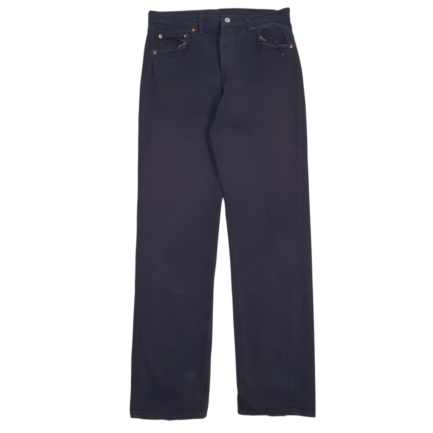 Mens Black Levis  501 JeansW32 L34