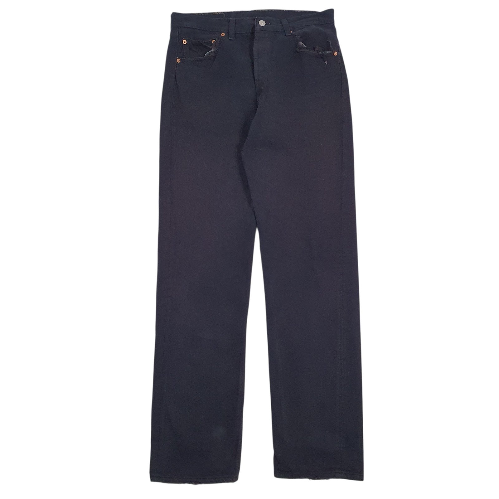 Mens Black Levis  501 JeansW32 L34