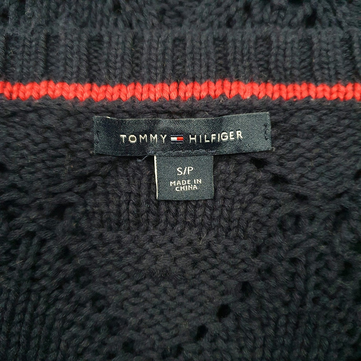 Womens Tommy Hilfiger Unbranded Knit Crewneck Jumper