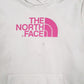 Womens White The North Face Spellout Hoodie Jumper