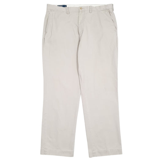 Mens Beige Polo Ralph Lauren Preston Pant Chino Trousers