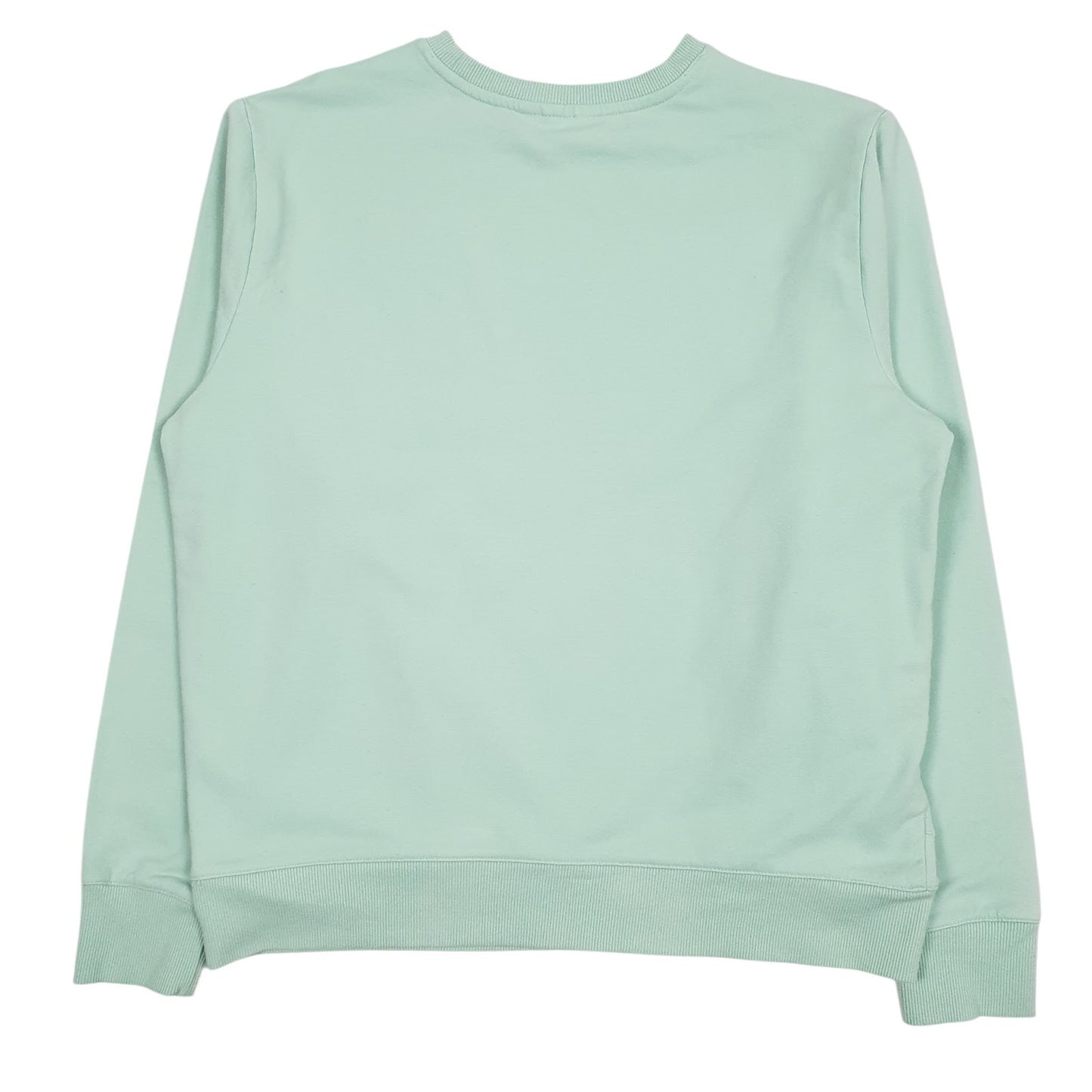 Womens Green Fila  Crewneck Jumper