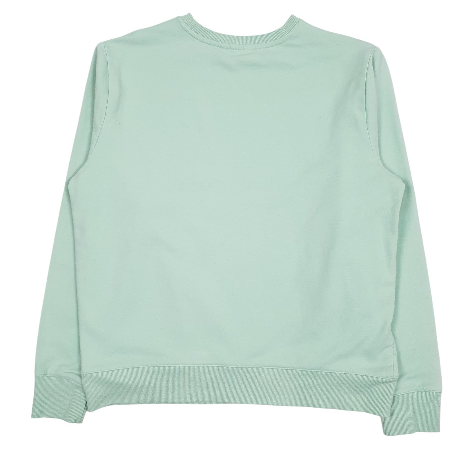 Womens Green Fila  Crewneck Jumper