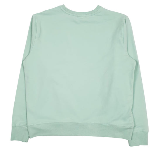 Womens Green Fila  Crewneck Jumper