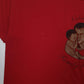 Mens Red Russell Athletic Vintage 90s Single Stich  T Shirt