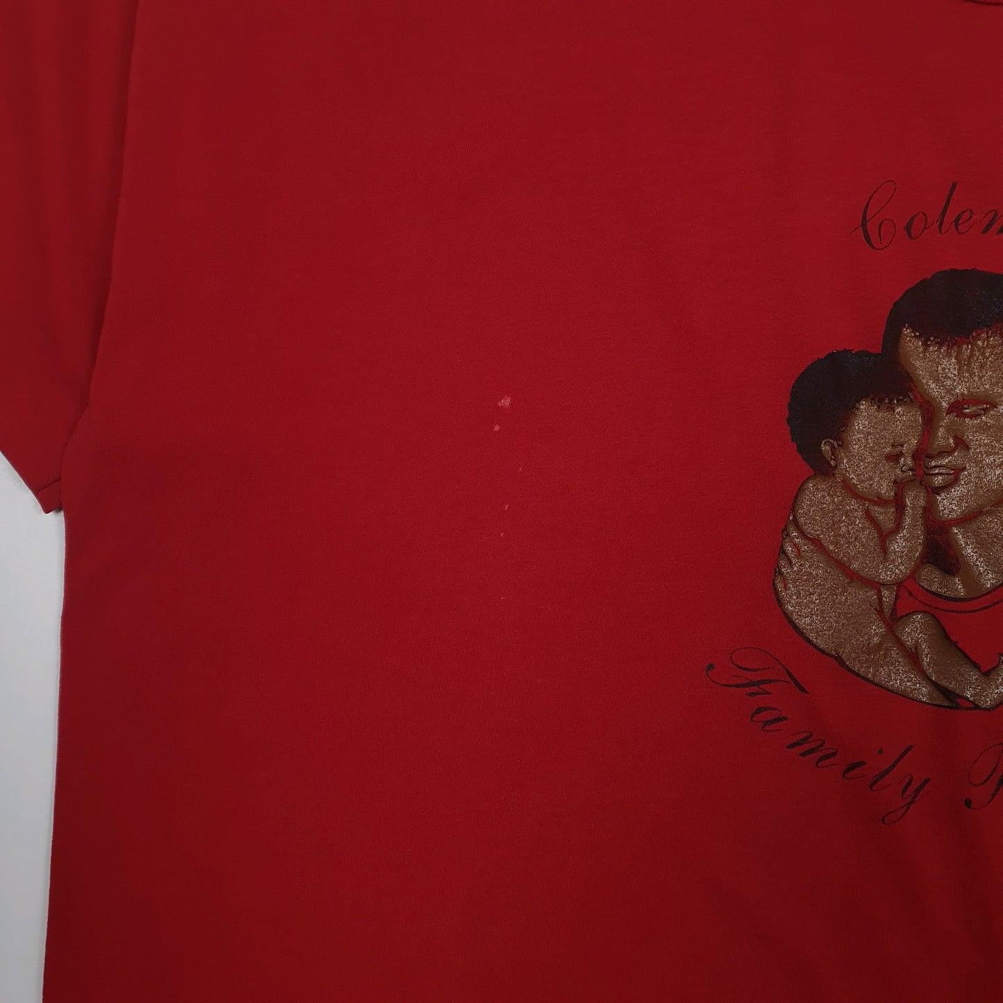 Mens Red Russell Athletic Vintage 90s Single Stich  T Shirt