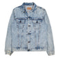 Mens Blue Levis Type 3 Trucker Hoodie Coat