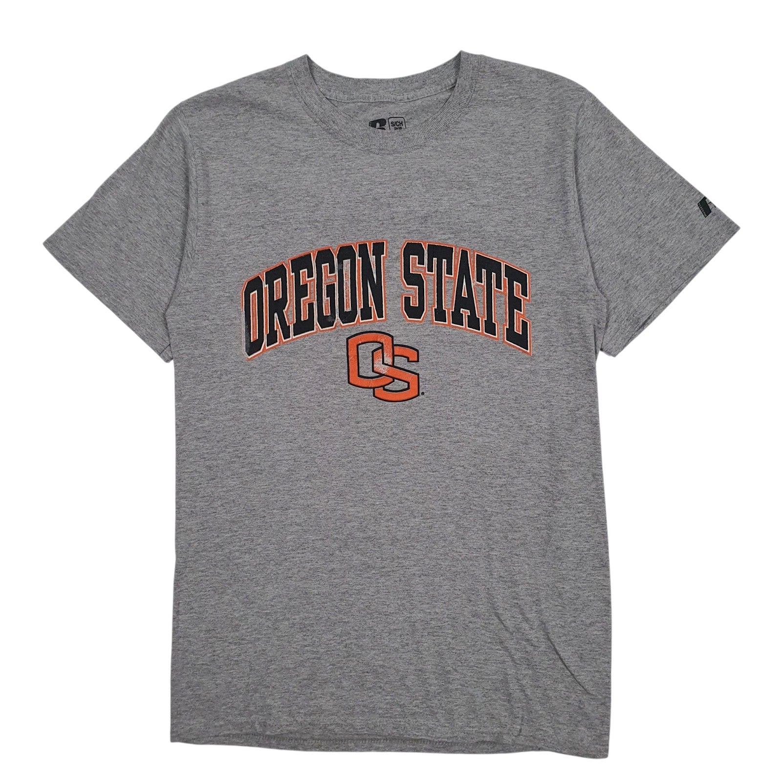 Mens Grey Russell Athletic Oregon State Short Sleeve T Shirt