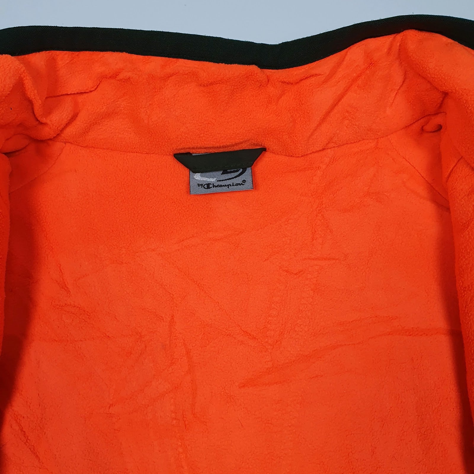 Mens Green Champion Fleece Lined  Coat